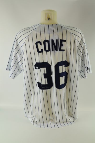 David Cone Autographed Jersey