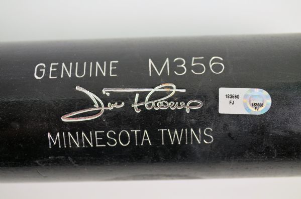 Jim Thome 2010 ALDS Minnesota Twins Professional Model Bat w/Heavy Use PSA/DNA GU 8