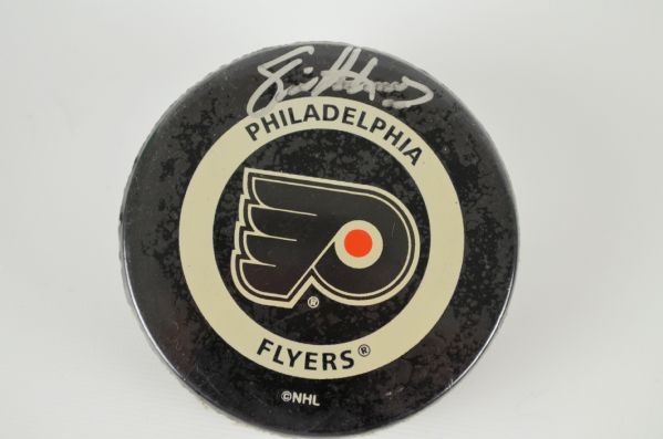 Eric Lindros Autographed Puck