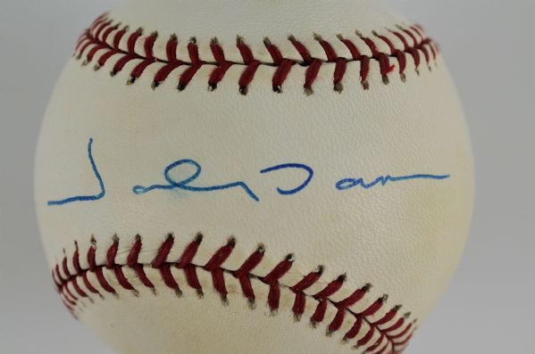 Johnny Damon Autographed Baseball