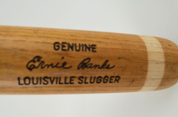 Ernie Banks 1969-70 Professional Model Bat PSA/DNA LOA