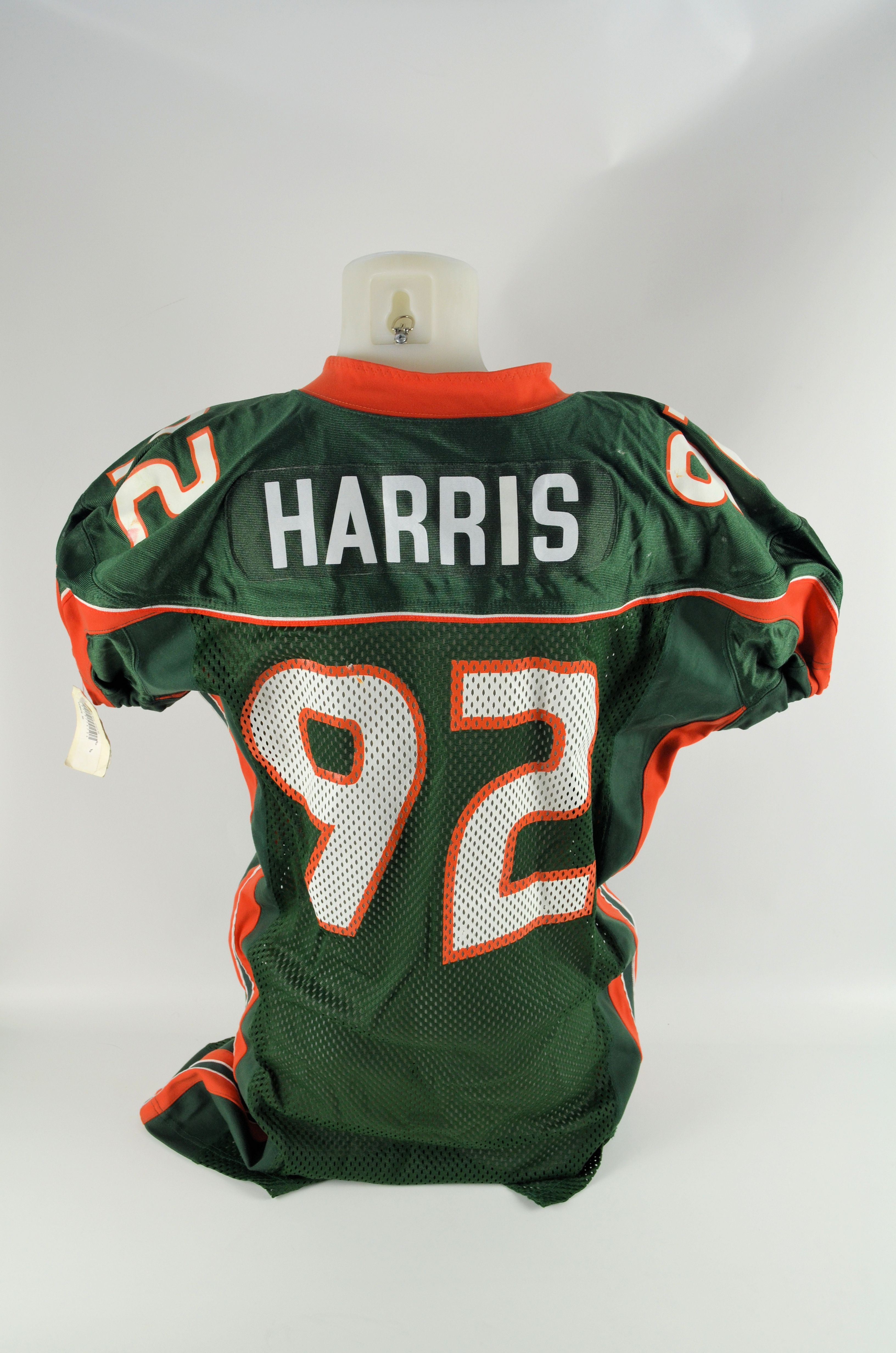 Miami Hurricanes #30 Game Issued Orange Football Practice Jersey 937