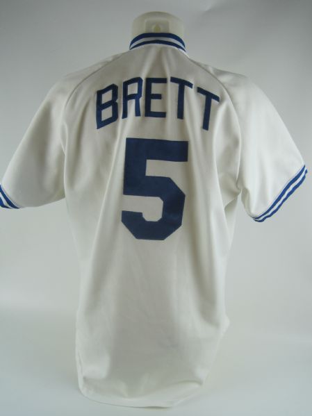George Brett 1990 Kansas City Royals Professional Model Jersey w/Medium Use
