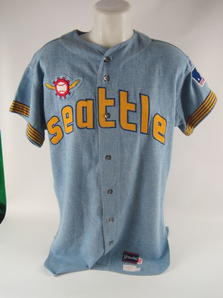 Marty Pattin 1969 Seattle Pilots Professional Model Jersey w/Heavy Use