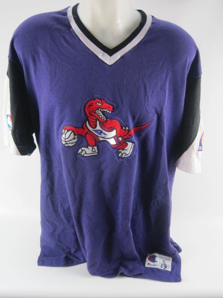 Doug Christie 1996-97 Toronto Raptors Shooting Shirt w/Medium Use