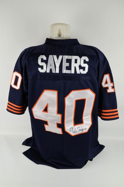 Gale Sayers Autographed Mitchell & Ness Chicago Bears Jersey