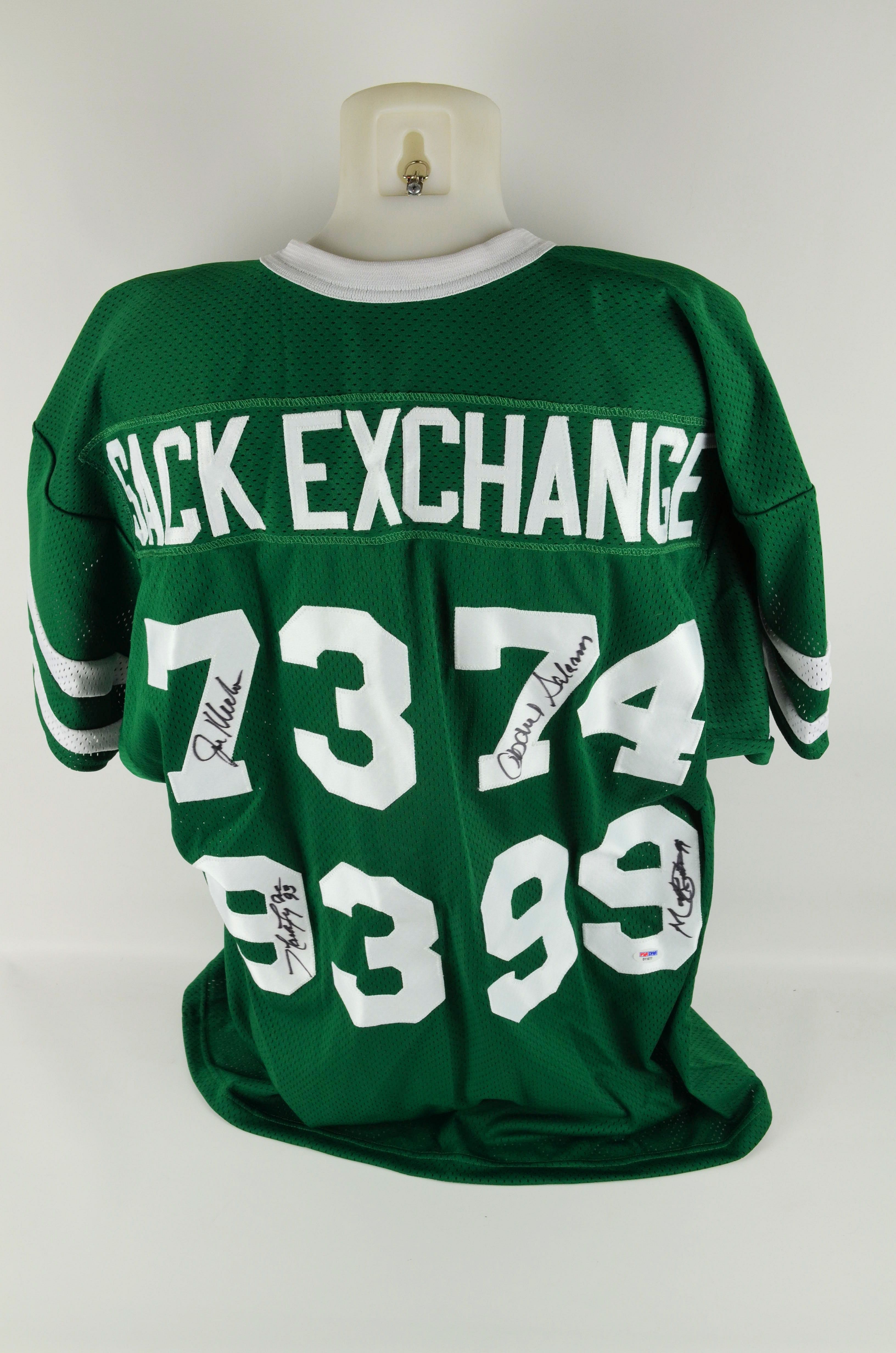 Mark Gastineau Signed New York Jets Jersey (JSA COA) The New York Sack  Exchange