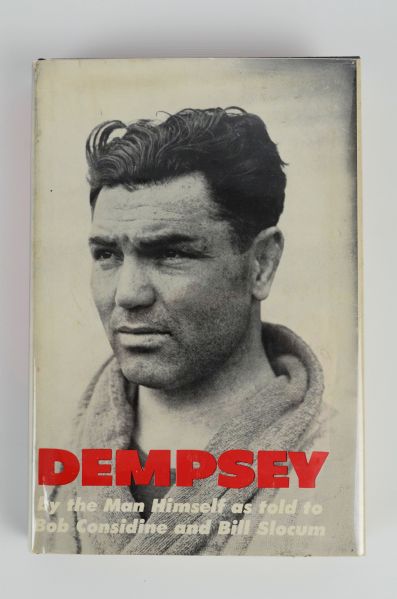 Jack Dempsey Signed Copy of the Book "Dempsey" Dated 8/13/60