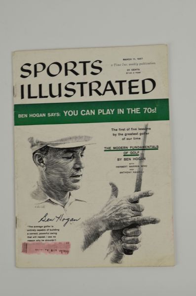 Ben Hogan Autographed 1957 Sports Illustrated Magazine