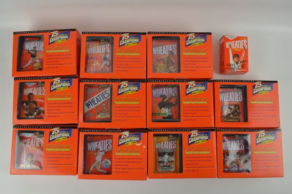 Wheaties 75th Anniversary Miniature Box Collection w/Individual Cases