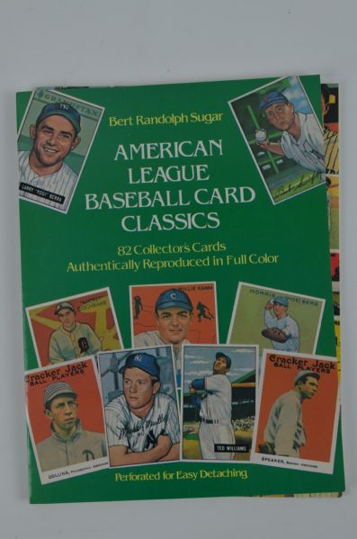 Lot of 2 Baseball Card Books w/178 Insert Cards Intact