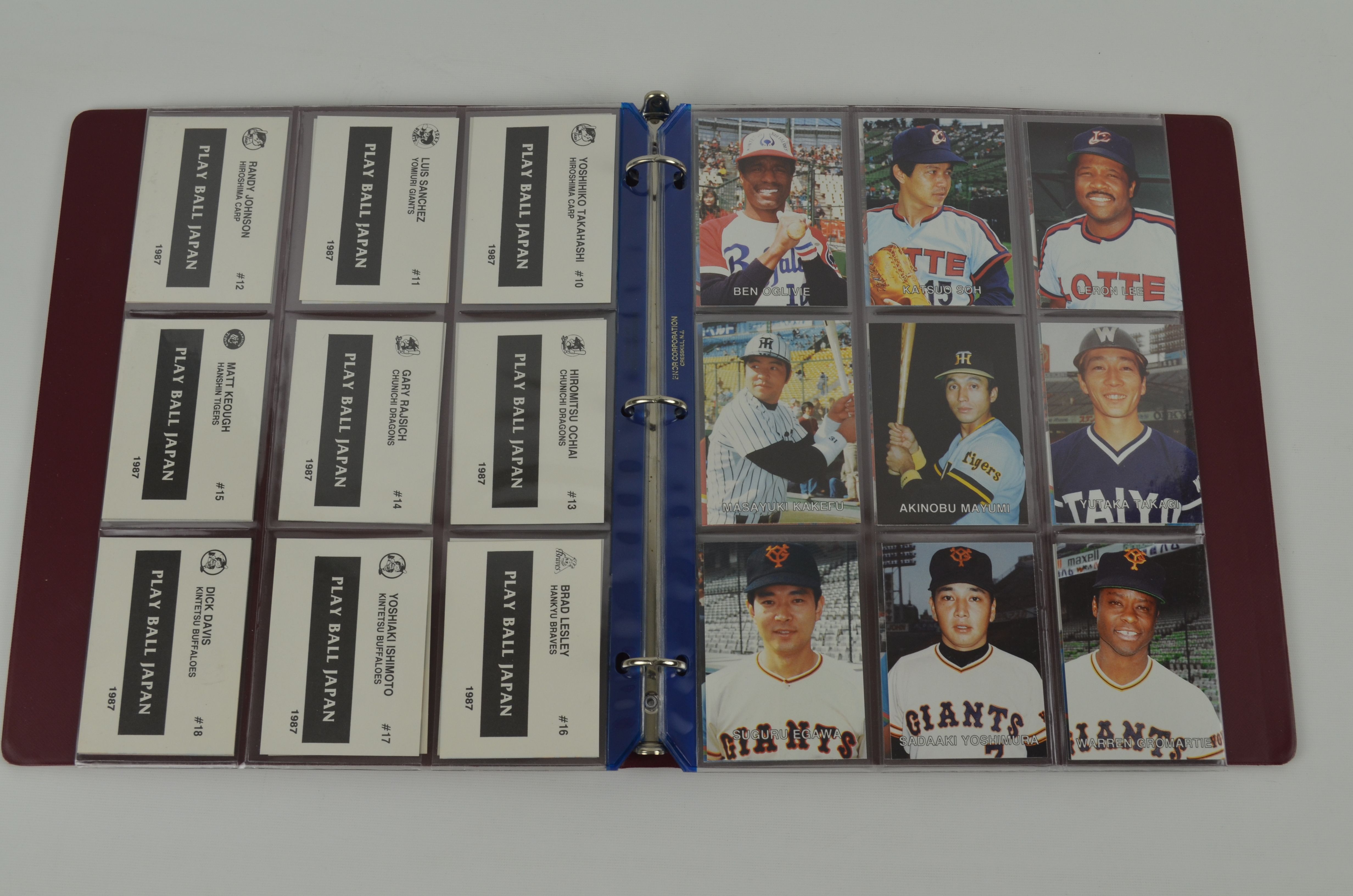 Lot Detail - Rare 1987 Japanese Baseball Card set w/Sadaharu Oh