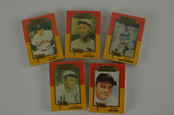 Baseball Immortals Card Set