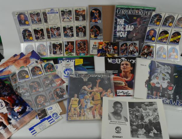 Minnesota Timberwolves Collection Of Programs & Tickets