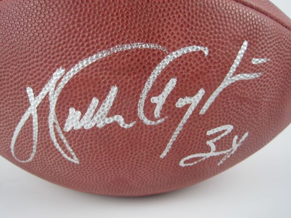 Walter Payton Autographed NFL Football w/Display Case