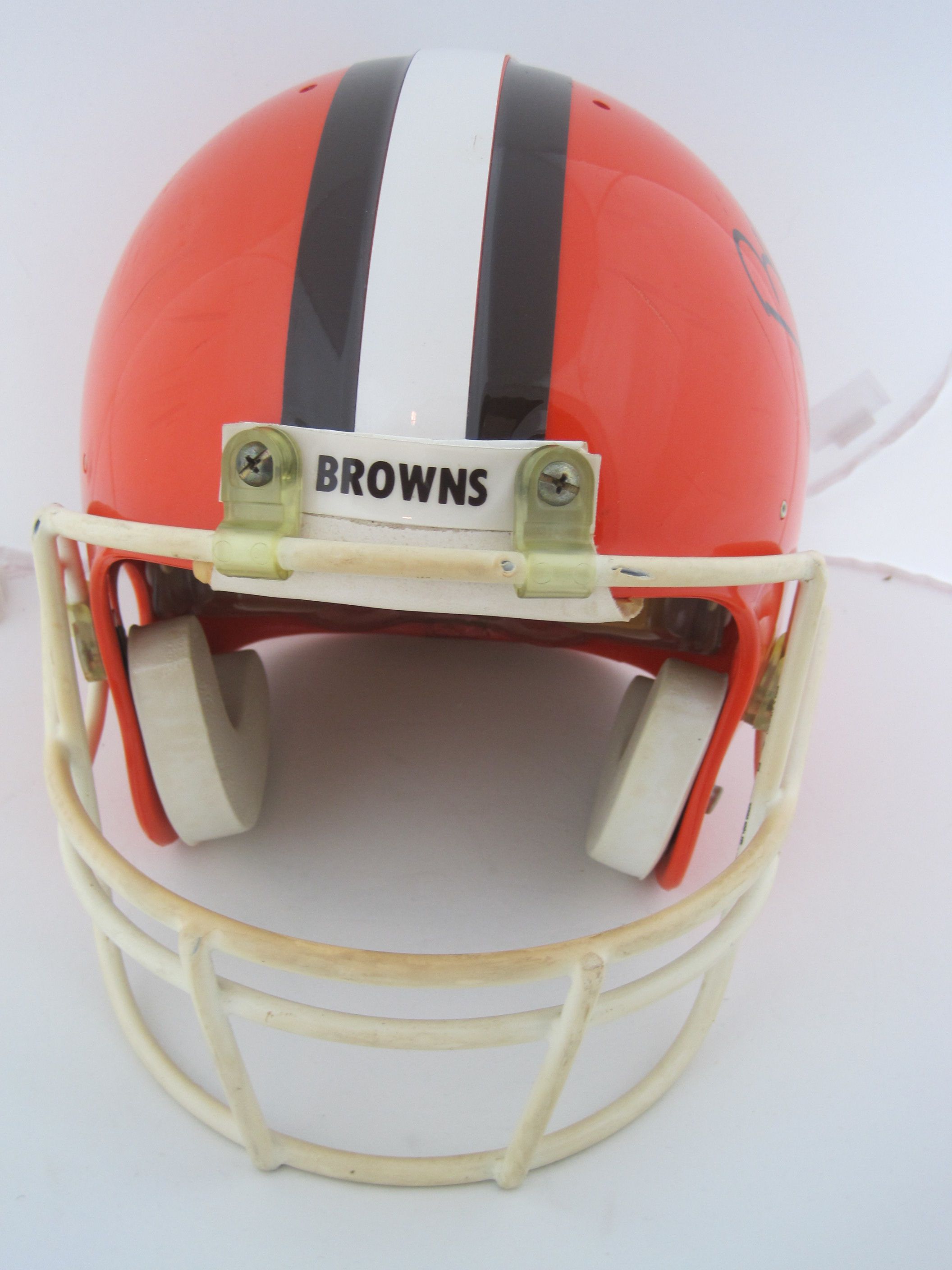 Lot Detail - Bernie Kosar 1988 Cleveland Browns Autographed Professional  Model Helmet w/Heavy Use