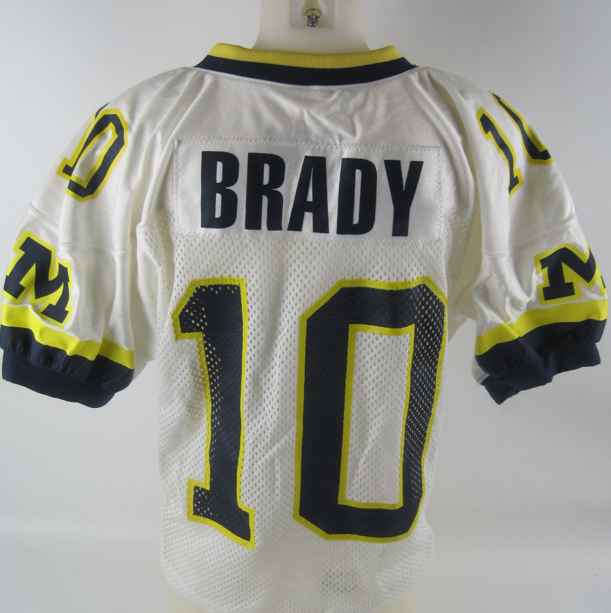 Lot Detail - Tom Brady 1998-99 University of Michigan Jersey w/No Use