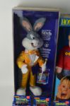 Unopened Lot of 4 Plush Toy Collection Including Bugs Bunny LE 50th Birthday 