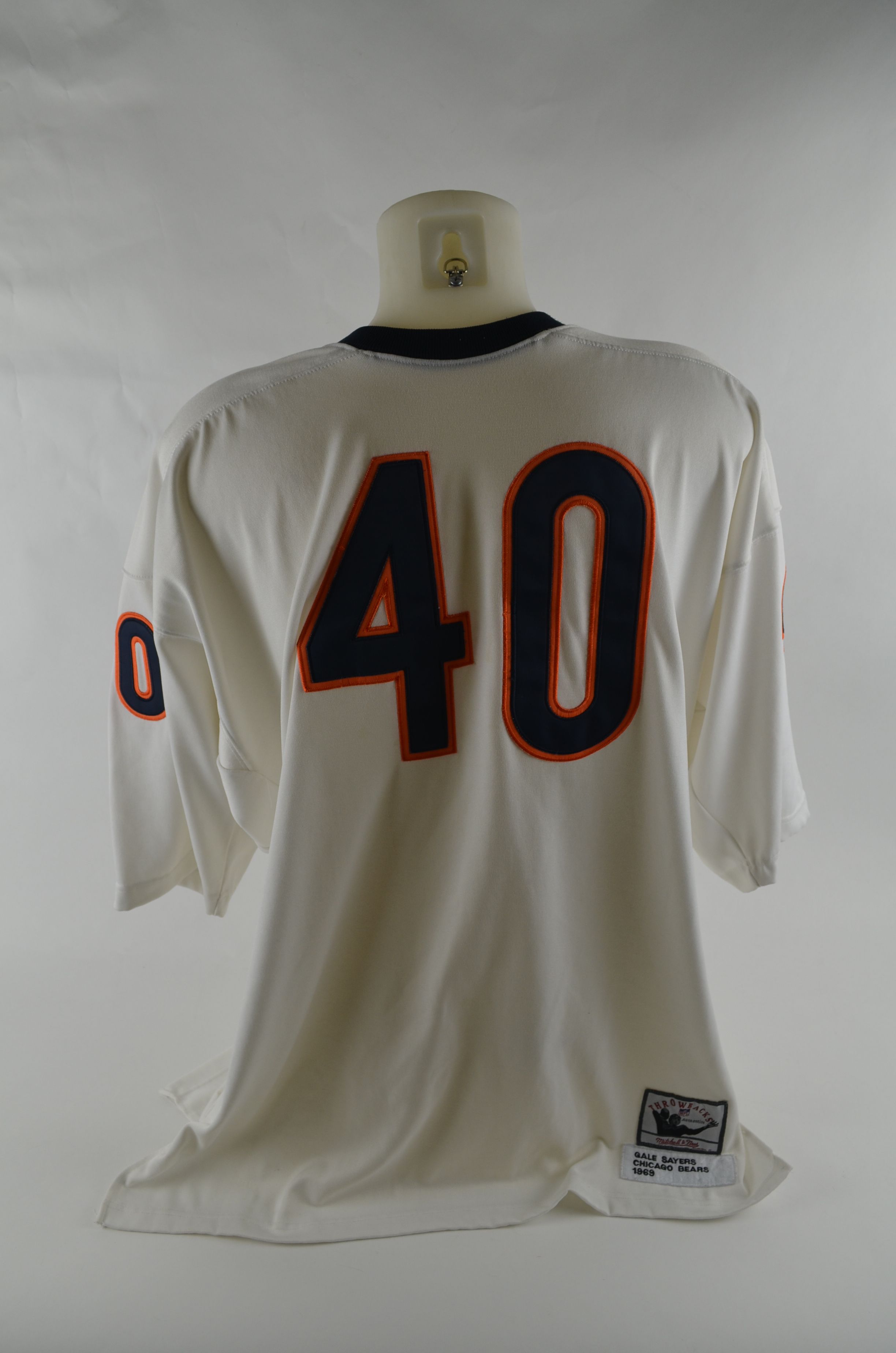 Lot Detail - Gale Sayers 1969 NFL 50th Anniversary Chciago Bears  Professional Model Durene Jersey w/No Use
