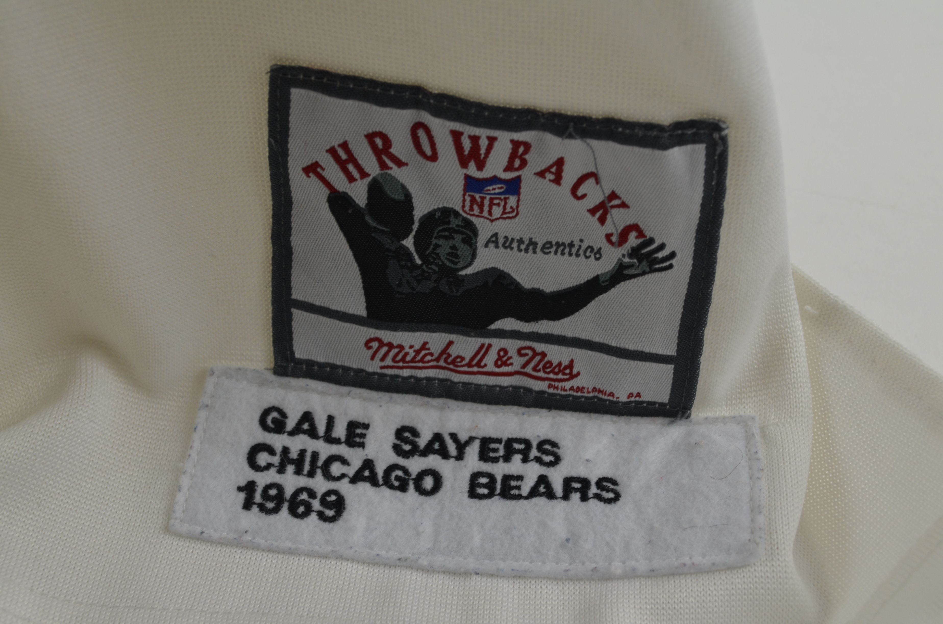 chicago bears gale sayers mitchell & ness throwback jersey