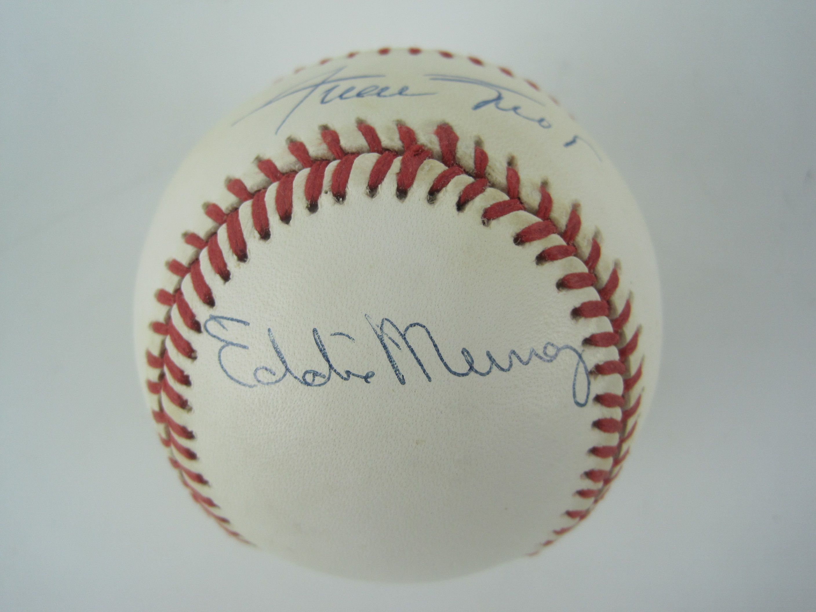eddie murray autographed baseball