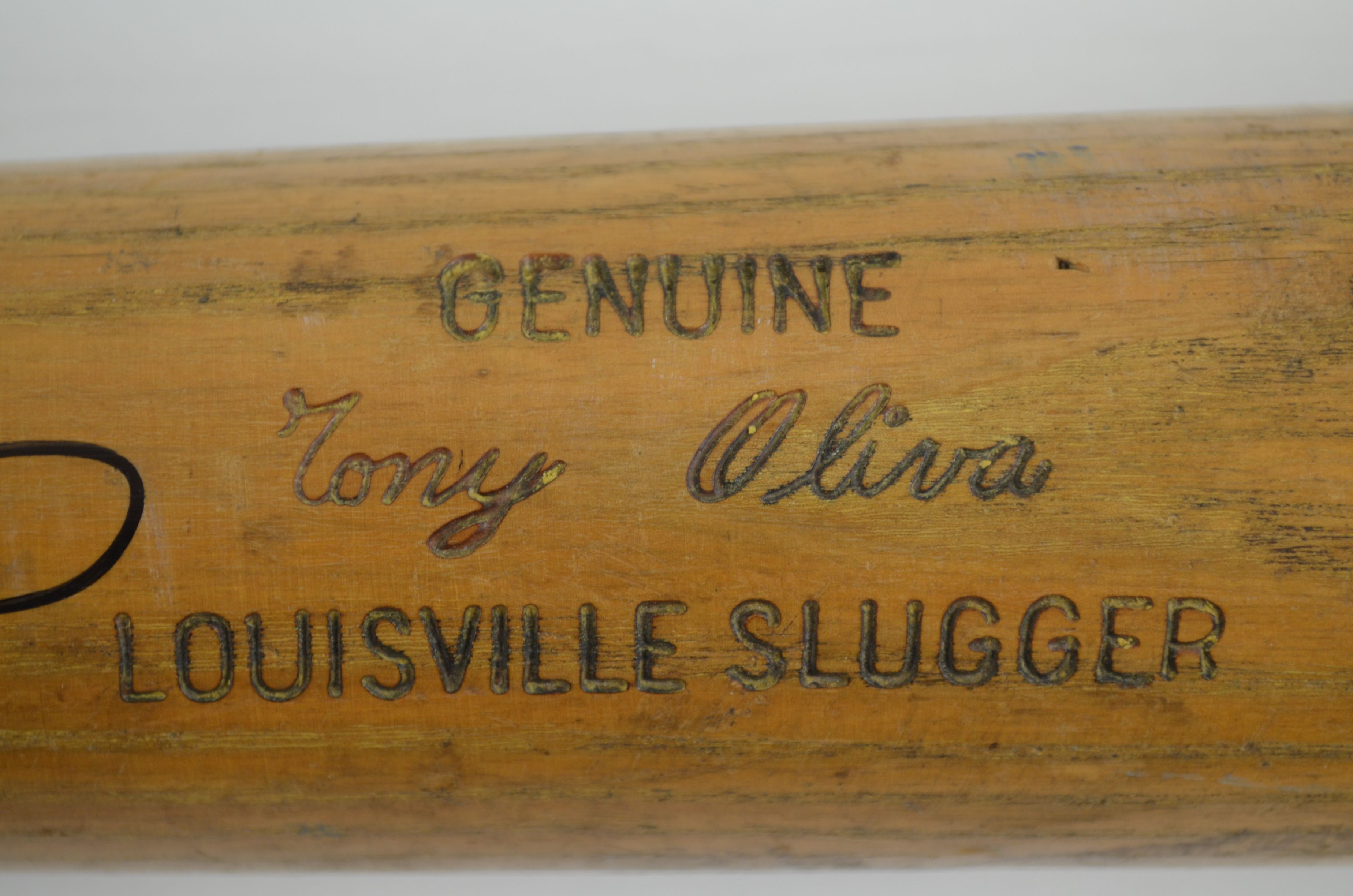 Tony Oliva Signed Louisville Slugger Pro Stock Blonde Baseball Bat w/AL  ROY'64 - Schwartz Sports