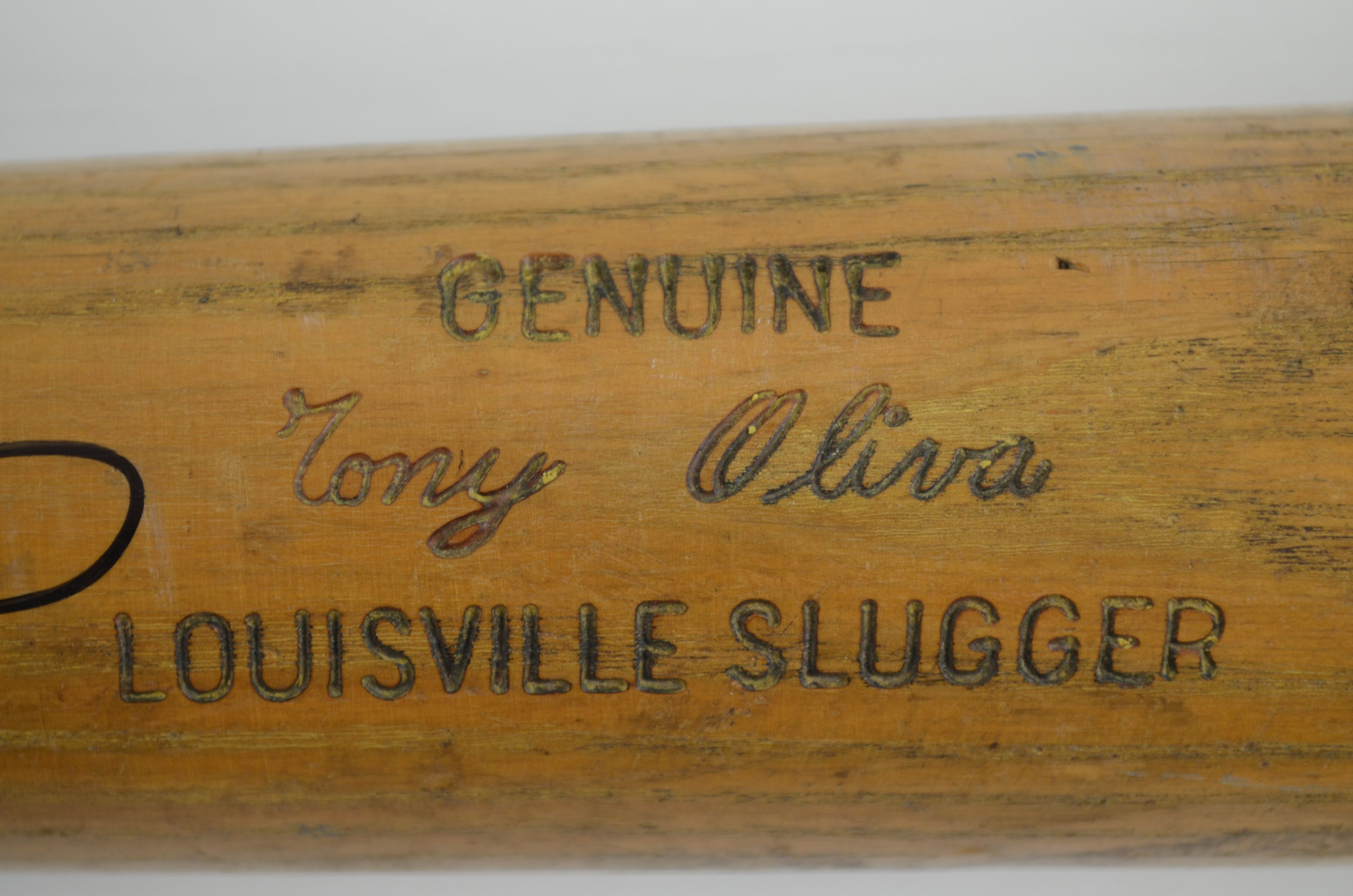 Tony Oliva Autographed Rawlings Name Model Bat Inscribed HOF 2022