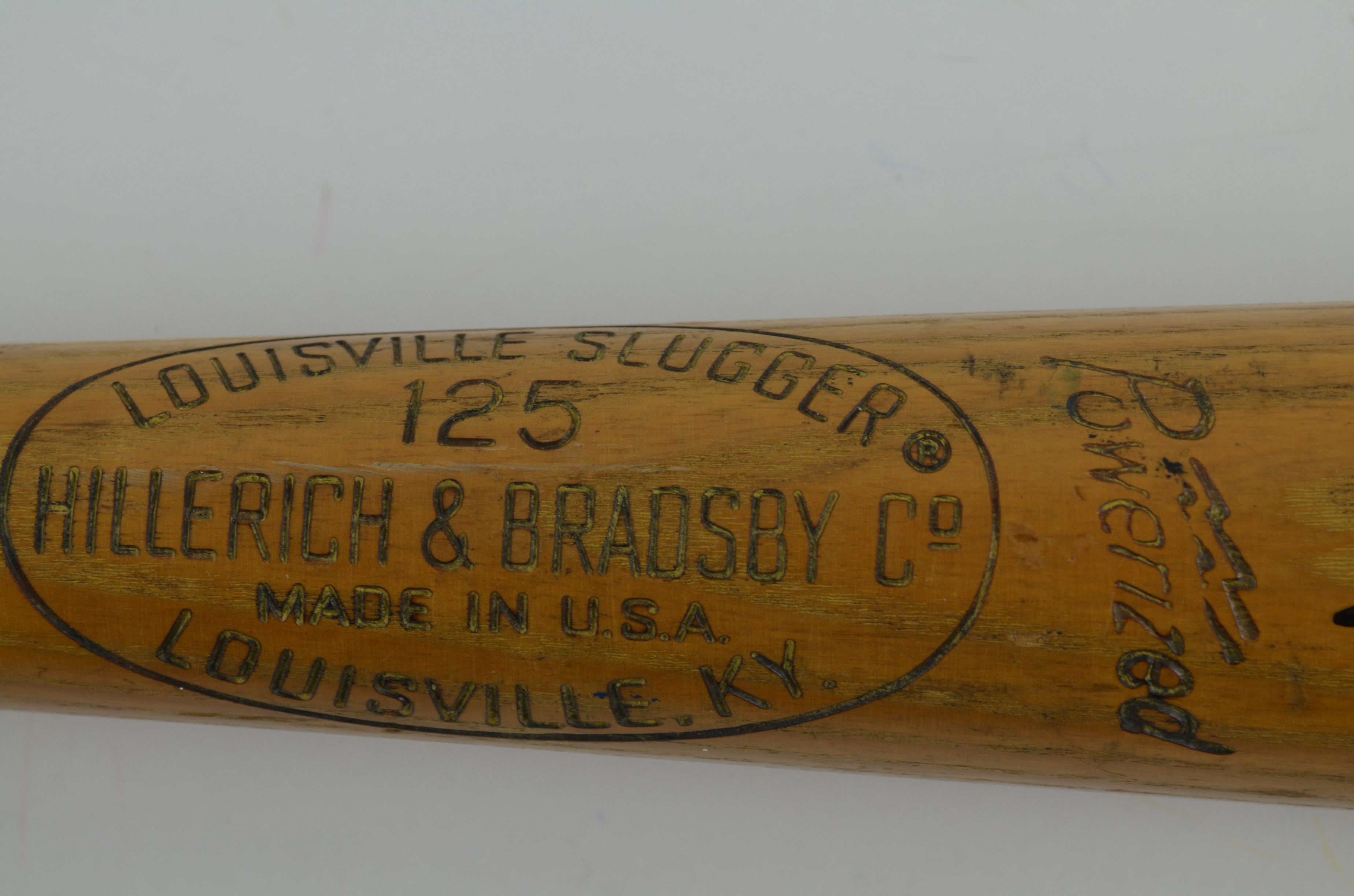 Tony Oliva Signed Louisville Slugger Pro Stock Blonde Baseball Bat w/AL  ROY'64 - Schwartz Sports