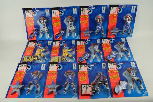 Shaquille ONeal Lot of 12 Unopened Action Figures 