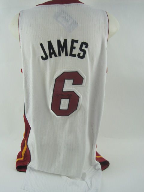 lebron autographed jersey