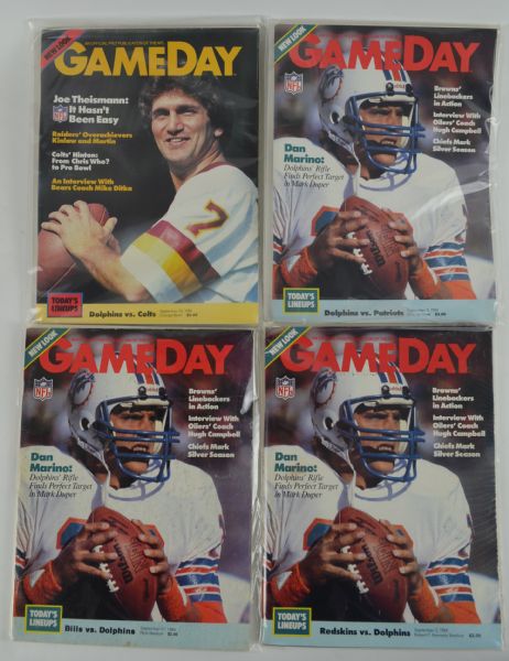 Lot Detail - Dan Marino Complete Run of 1984 Super Bowl Season Miami ...