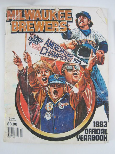 Lot Detail - Milwaukee Brewers 1982 World Series Program & Media Guide
