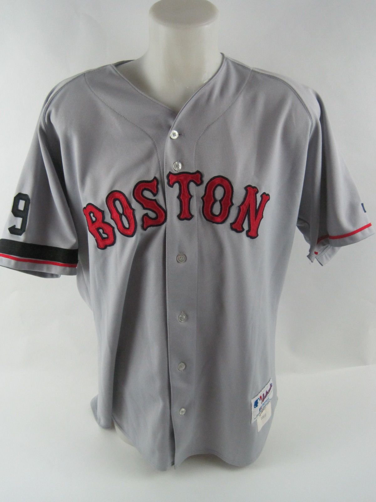 Lot Detail - Doug Mirabelli 2002 Boston Red Sox Professional Model Jersey  w/Ted Williams Memorial Patch