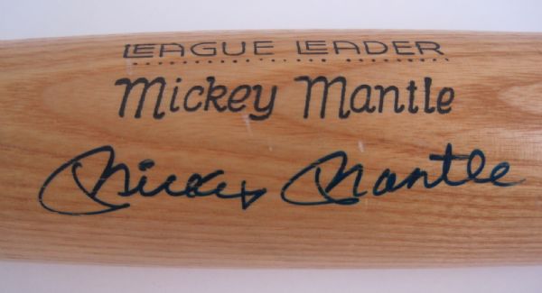 Mickey Mantle Autographed Bat PSA/DNA LOA