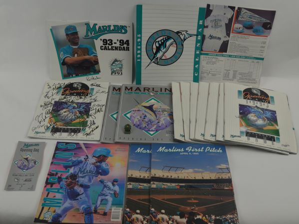 Florida Marlins Inaugural Season Collection