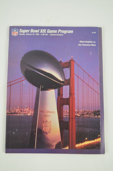 Super Bowl 19 Program