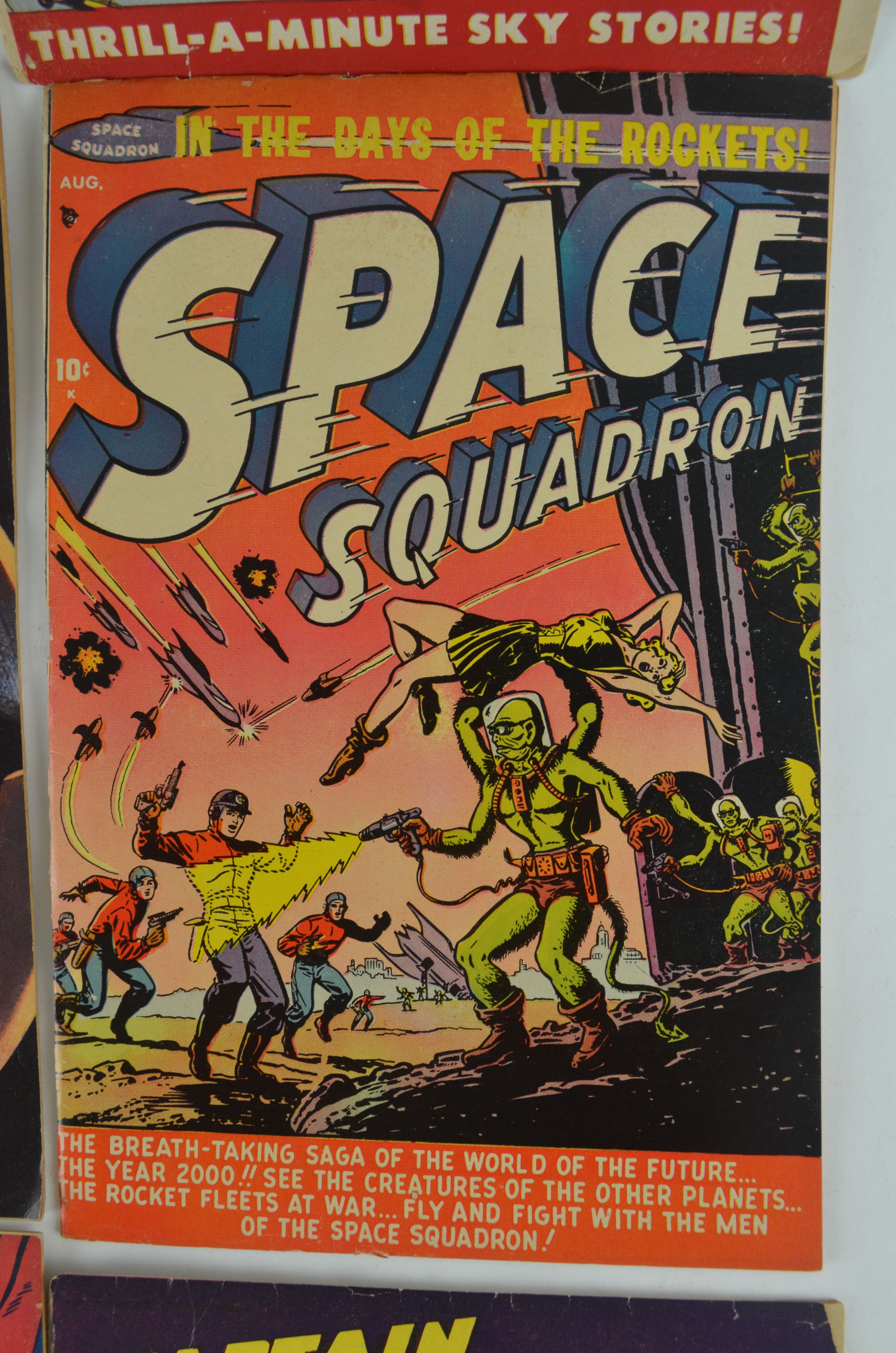 Lot Detail - Collection of 9 Vintage Comic Books