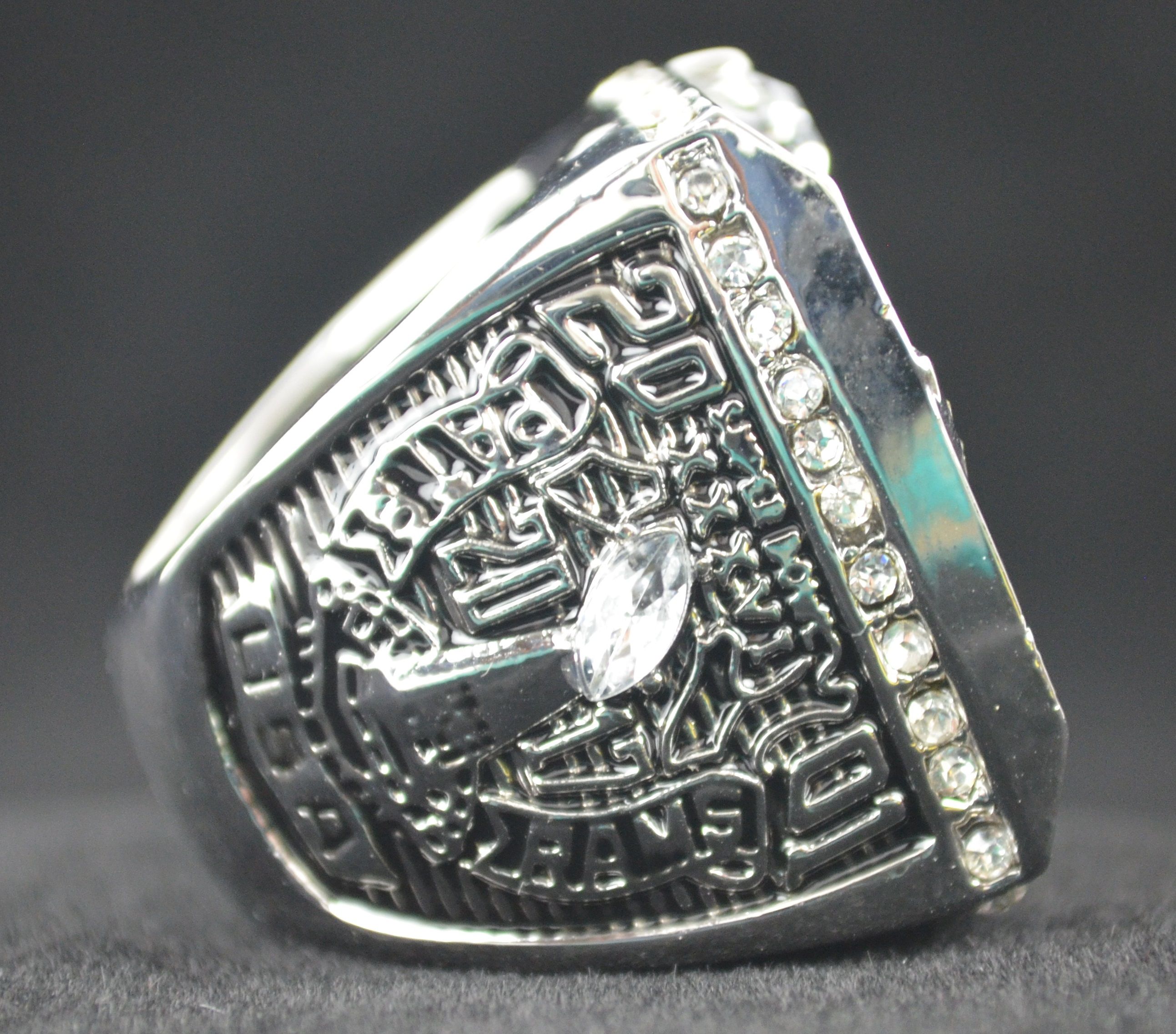 6 New England Patriots NFL Super Bowl championship rings set - MVP Ring