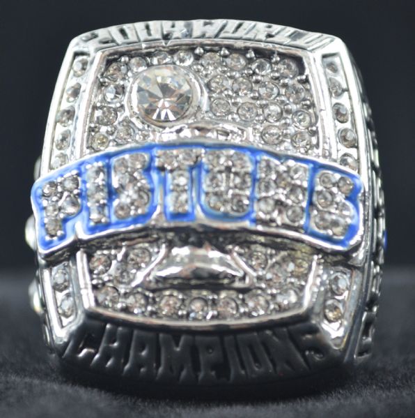 Joe Dumars 2004 Detroit Pistons NBA Championship Replica Ring
