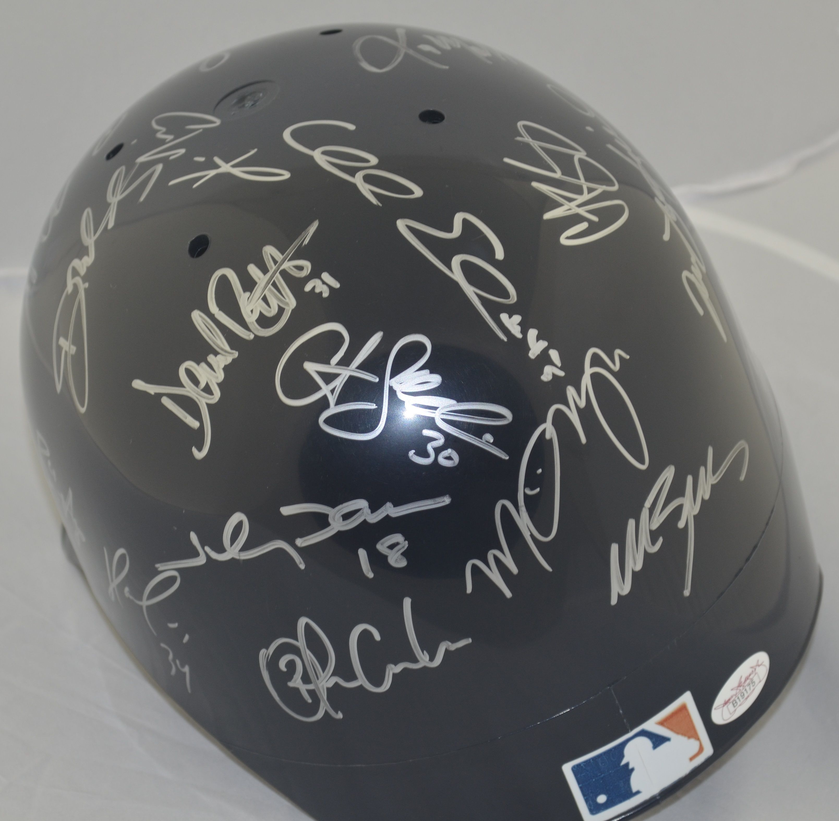 GABE KAPLER Signed baseball bat 2004 Red Sox world series champ