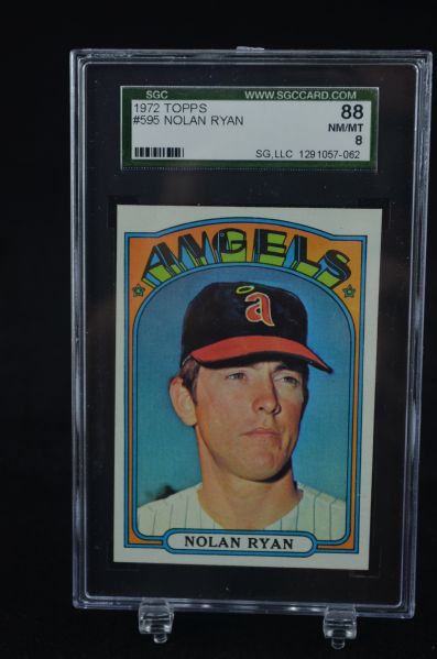 Nolan Ryan 1972 Topps Card SGC 88