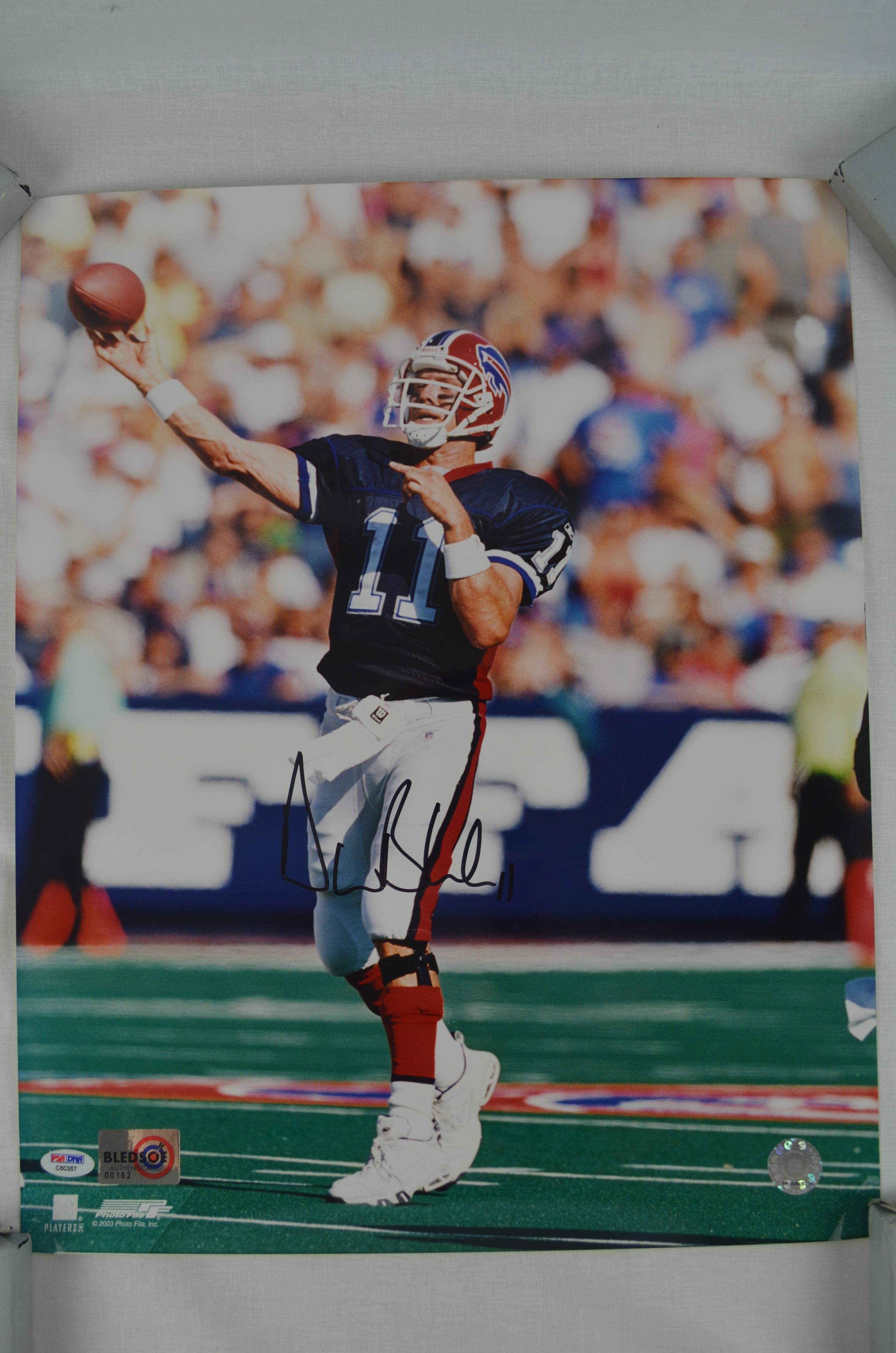 Lot Detail - Drew Bledsoe 16x20 Photo Autographed With Bledsoe Hologram