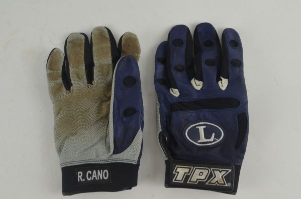 Robinson Cano Professional Model Batting Gloves w/Heavy Use