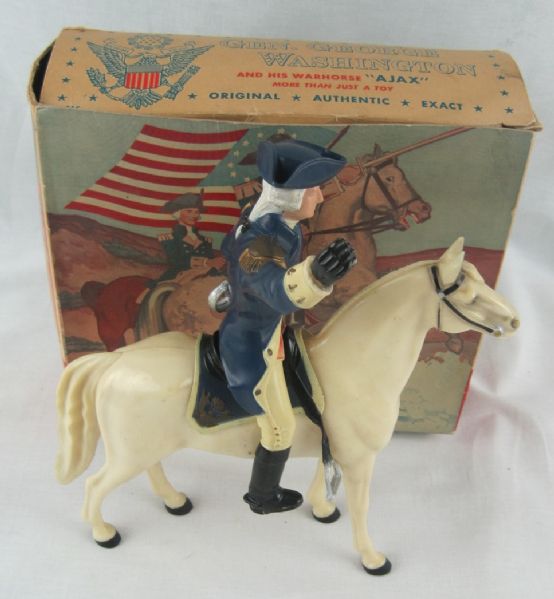 General George Washington & Horse Ajax Hartland w/Original Box