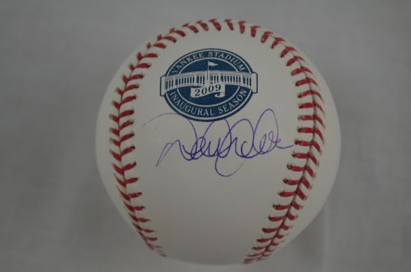 Derek Jeter 2009 New York Yankees Inaugural Season Autographed Baseball