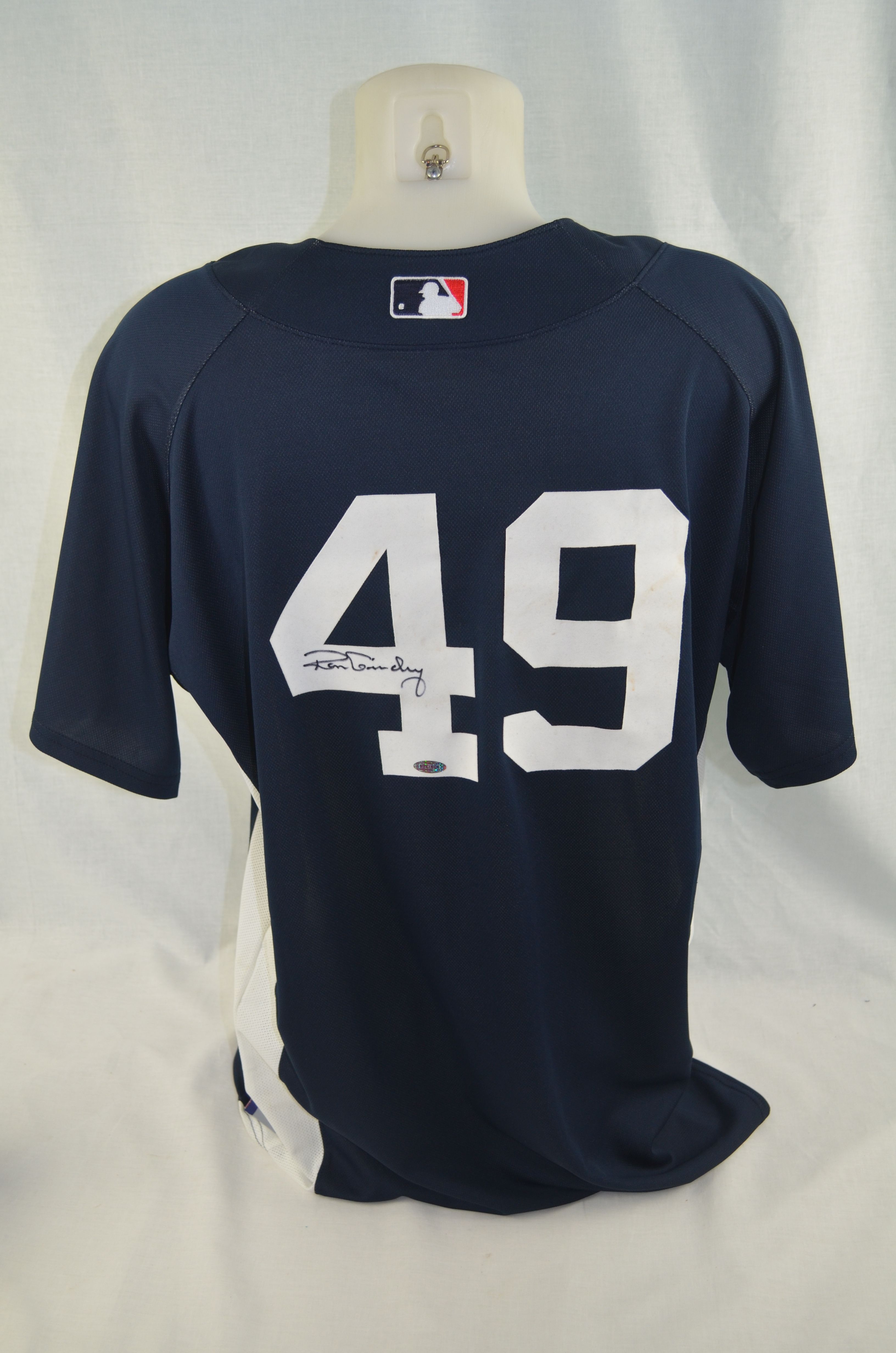 Lot Detail - Ron Guidry 2010 New York Yankees Team Issued Autographed Jersey  w/Steiner LOA