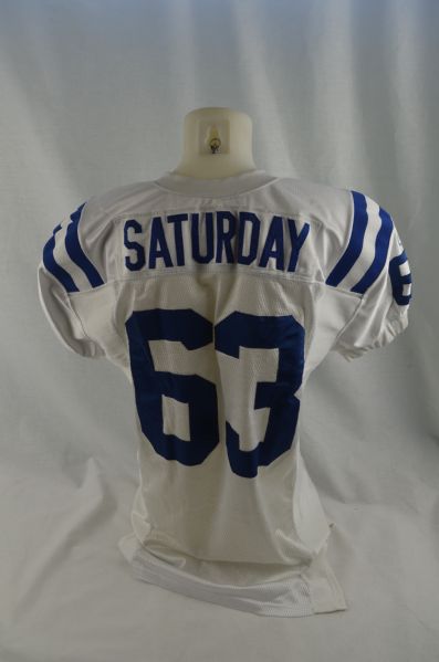 Jeff Saturday 2006 Indianapolis Colts Professional Model Jersey w/Medium Use 