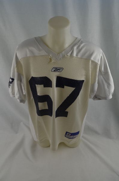 Dan Koppen New England Patriots Practice Worn Jersey w/Team LOA