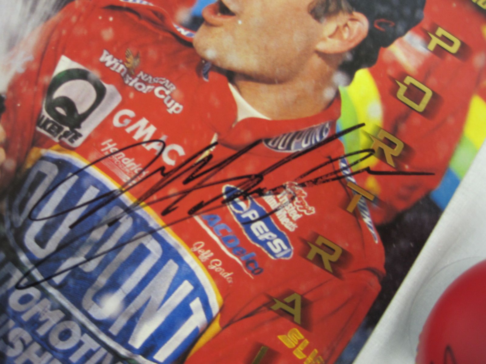 Jeff Gordon Autographed NASCAR 8x10 Photo