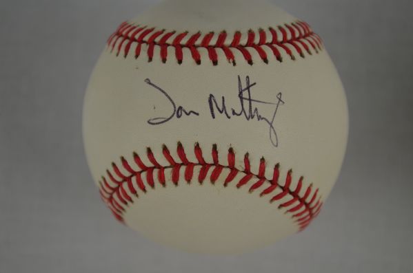 Don Mattingly Autographed Baseball